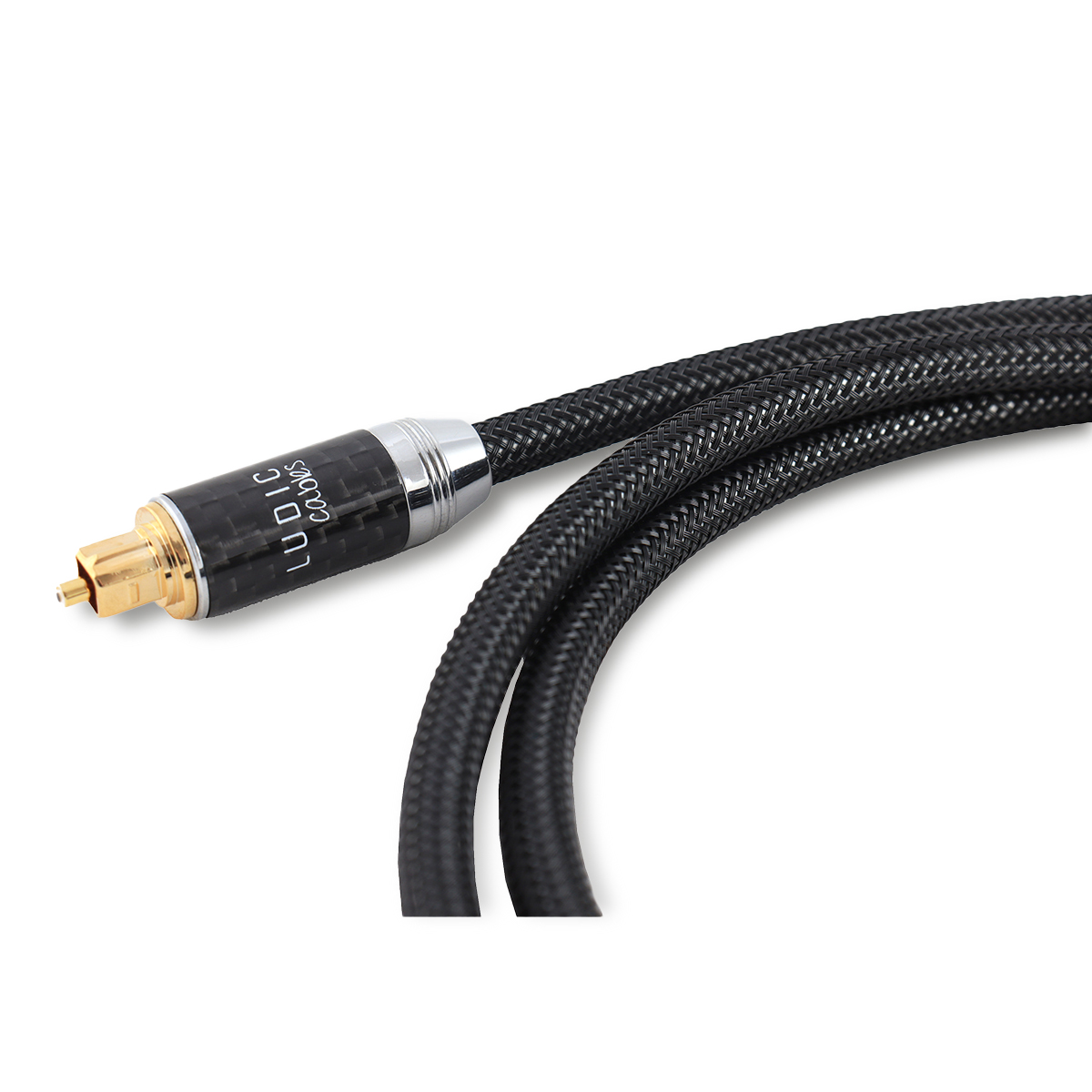 Audiophonics - LUDIC AESIR Câble Optique Toslink Fibre de Verre 1m